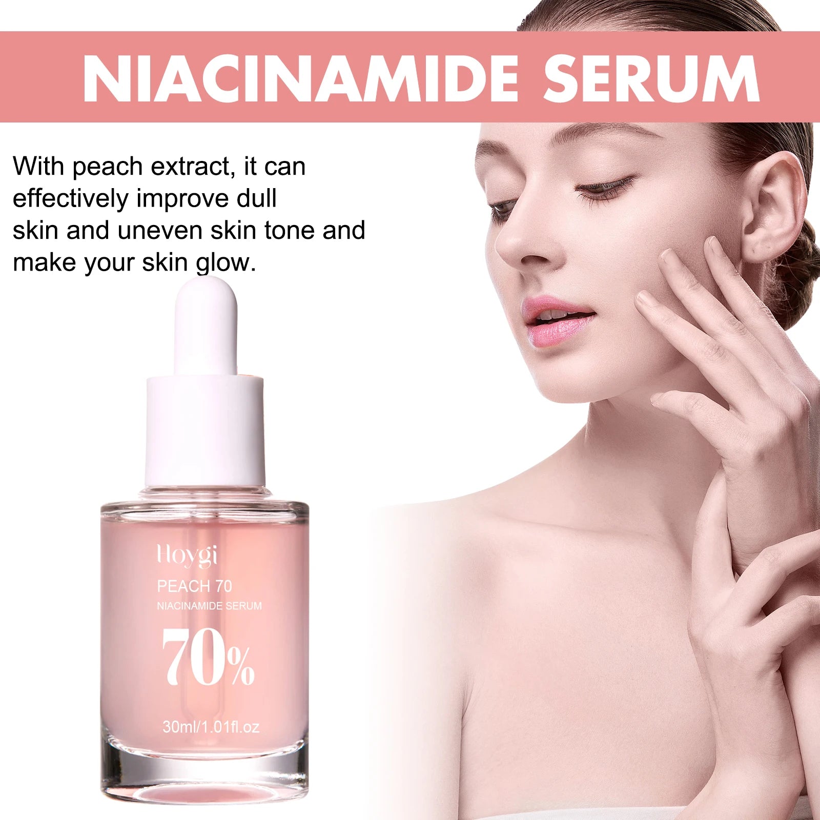 Sérum Éclat à la Niacinamide 70% - Pêche