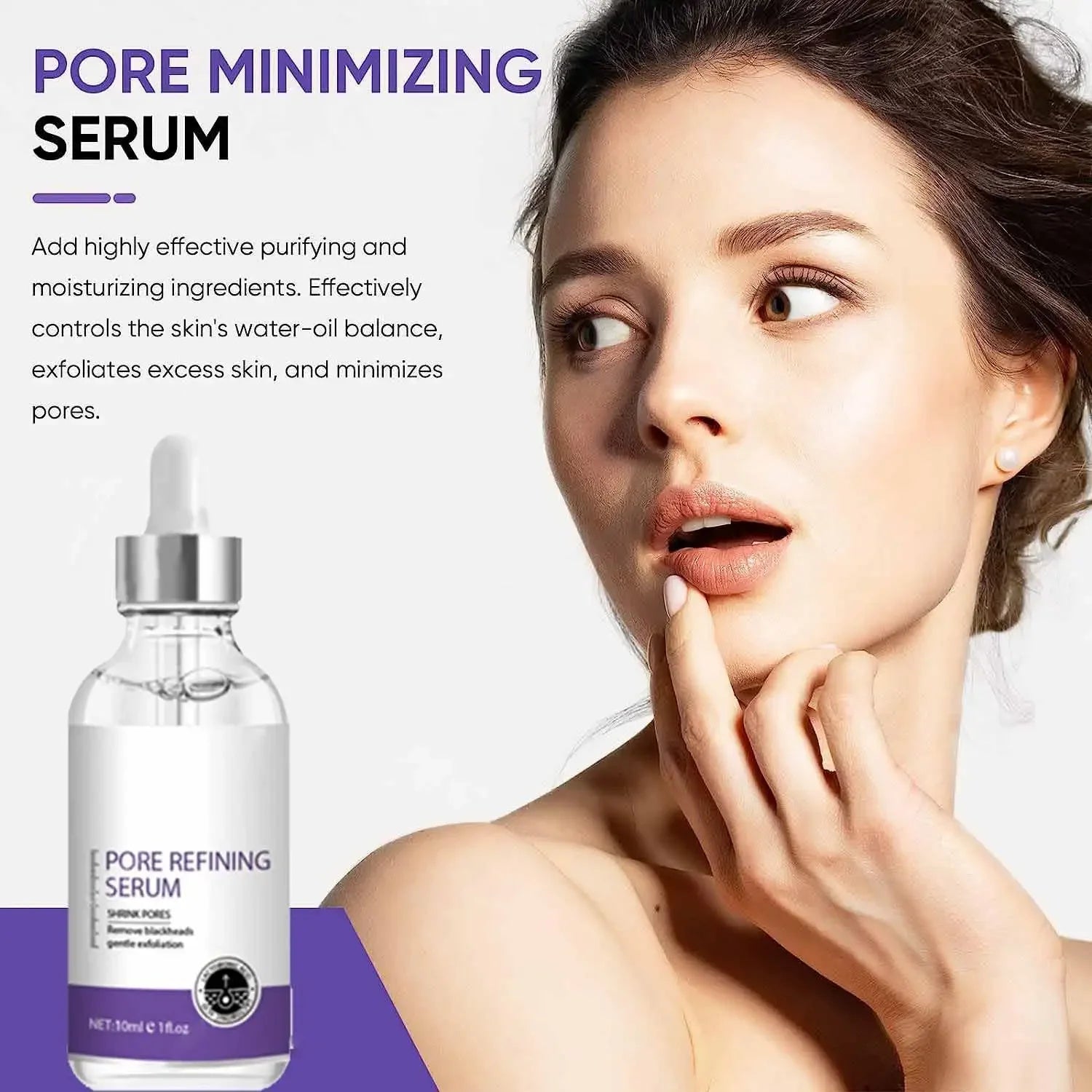 Sérum Réducteur de Pores - Essence Purifiante Visage